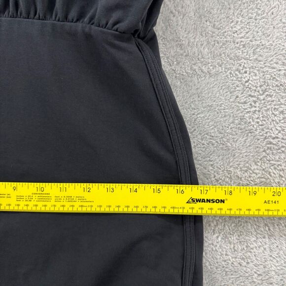 L Space Active Dress Women S Black Groove Crew Neck Blouson Bodice Elastic Waist - Picture 13 of 14